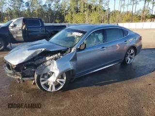 2017 Infiniti Q70 3.7 with VIN JN1BY1PP0HM170263, listed as a Copart auction lot 41513625 with 138,814 mi miles and Salvage Title. Bid and sale history available at DreamBid. Image 1.