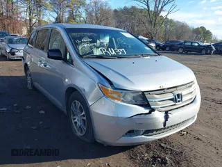 2012 Honda Odyssey EX-L с VIN 5FNRL5H63CB031110, выставлен на аукционе IAAI как лот 41217473 с пробегом 176 027 миль миль и . История ставок и продаж доступна на DreamBid. Изображение 1.