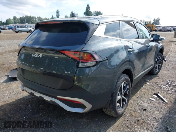 2023 Kia Sportage EX with VIN KNDPVCAGXP7091731, listed as a IAAI auction lot 42551355 with 29,448 mi miles and . Bid and sale history available at DreamBid. Image 4.