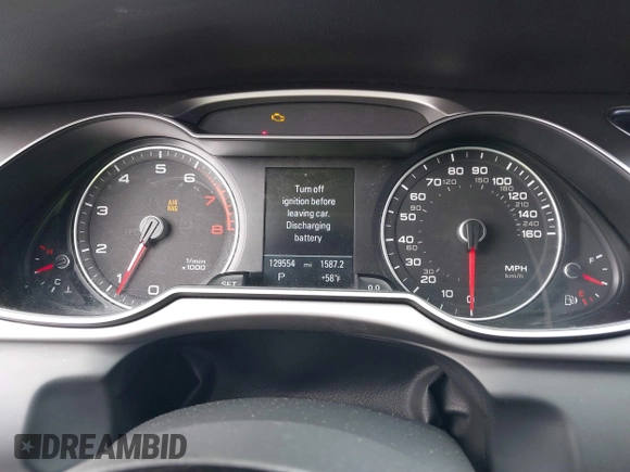 2013 Audi allroad A4 Premium Plus with VIN WA1UFAFL6DA176956, listed as a IAAI auction lot 42128902 with 129,554 mi miles and . Bid and sale history available at DreamBid. Image 7.