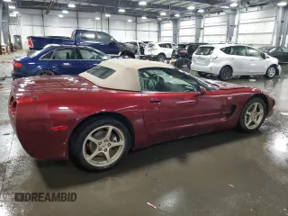 2003 Chevrolet Corvette with VIN 1G1YY32G035131954, listed as a Copart auction lot 72819494 with 65,089 mi miles and Salvage Title. Bid and sale history available at carsss.com. Image 3.