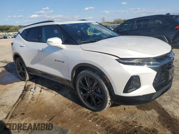2020 Chevrolet Blazer RS z VIN 3GNKBKRS7LS693835, wystawiony jako Copart lot #56047675 z przebiegiem 62 752 mil mil oraz Szkoda całkowita • Salvage title. Historia ofert i sprzedaży dostępna na DreamBid. Obrazek 4.