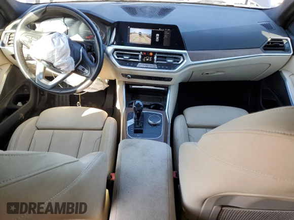 2021 BMW 3 Series 330i with VIN 3MW5R1J02M8B49793, listed as a Copart auction lot 49740925 with 42,281 mi miles and Salvage Title. Bid and sale history available at carsss.com. Image 8.