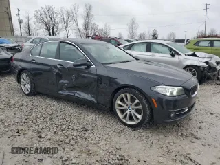 2015 BMW 5 Series 535d xDrive with VIN WBAFV3C58FD687019, listed as a Copart auction lot 81601614 with 73,836 mi miles and Clean title. Bid and sale history available at DreamBid. Image 4.