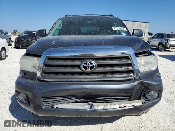 2012 Toyota Sequoia SR5 with VIN 5TDZM5G11CS003448, listed as a Copart auction lot 77208904 with 287,106 mi miles and Salvage Title. Bid and sale history available at carsss.com. Image 5.
