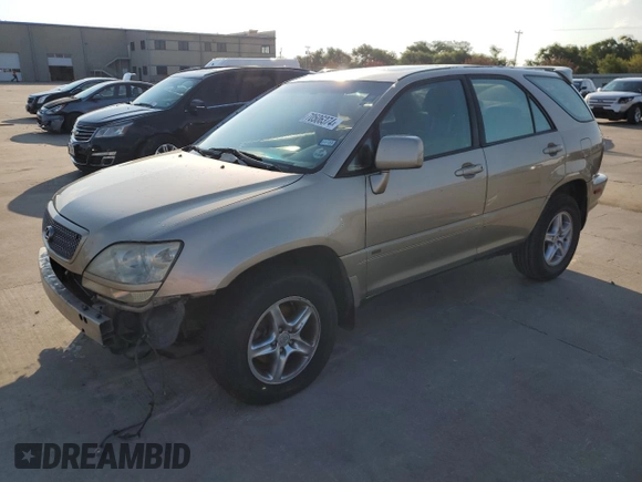 2002 Lexus RX 300 with VIN JTJGF10U820139993, listed as a Copart auction lot 70506374 with 228,629 mi miles and Salvage Title. Bid and sale history available at carsss.com. Image 1.