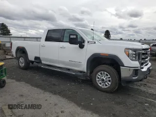2023 GMC Sierra 2500HD SLE z VIN 1GT49MEY3PF207695, wystawiony jako Copart lot #47920145 z przebiegiem 55 183 mil mil oraz Szkoda całkowita • Salvage title. Historia ofert i sprzedaży dostępna na DreamBid. Obrazek 4.