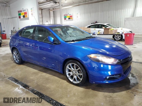 2013 Dodge Dart GT z VIN 1C3CDFCB6DD328124, wystawiony jako Copart lot #47547365 z przebiegiem 78 931 mil mil oraz Szkoda całkowita • Salvage title. Historia ofert i sprzedaży dostępna na DreamBid. Obrazek 4.