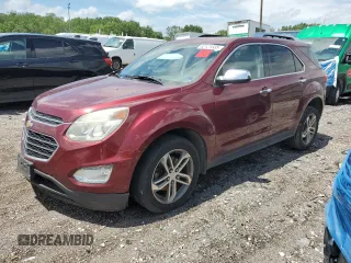 2016 Chevrolet Equinox LTZ с VIN 2GNALDEK2G6159835, выставлен на аукционе Copart как лот 62121535 с пробегом 131 259 миль миль и Списание • Salvage title. История ставок и продаж доступна на DreamBid. Изображение 1.