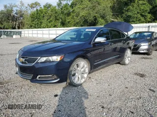 2017 Chevrolet Impala Premier with VIN 2G1145S34H9146294, listed as a Copart auction lot 59054975 with 115,128 mi miles and Salvage title. Bid and sale history available at DreamBid. Image 1.