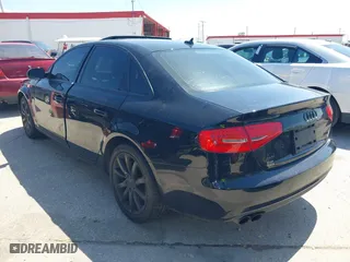 2013 Audi A4 Premium Plus with VIN WAUEFAFLXDA164378, listed as a IAAI auction lot 41982140 with 151,411 mi miles. Bid and sale history available at carsss.com. Image 3.