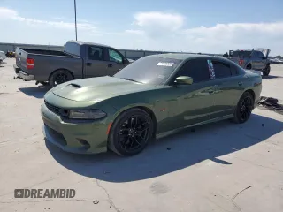 2019 Dodge Charger Scat Pack with VIN 2C3CDXGJ7KH721346, listed as a Copart auction lot 53302395 with Not provided miles and Salvage title. Bid and sale history available at DreamBid. Image 1.