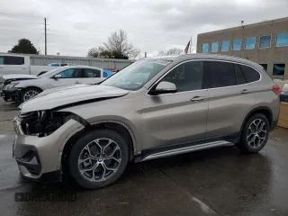 2022 BMW X1 xDrive28i with VIN WBXJG9C0XN5V03922, listed as a Copart auction lot 51248095 with 52,282 mi miles and Salvage Title. Bid and sale history available at carsss.com. Image 1.