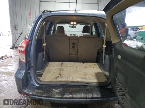 2011 Toyota RAV4 with VIN JTMJK4DV0B5102223, listed as a Copart auction lot 42000465 with 220,561 mi miles and Salvage Title. Bid and sale history available at carsss.com. Image 6.