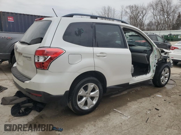 2015 Subaru Forester 2.5i Premium with VIN JF2SJADC8FH433562, listed as a Copart auction lot 52596375 with 58,703 mi miles and Clean Title. Bid and sale history available at carsss.com. Image 3.