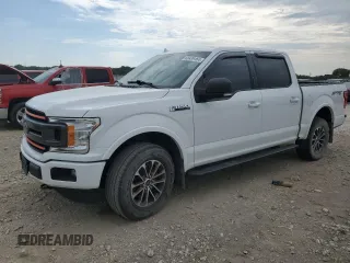 2018 Ford F-150 XL with VIN 1FTEW1EP8JFA61062, listed as a Copart auction lot 68439464 with 107,540 mi miles and Salvage Title. Bid and sale history available at carsss.com. Image 1.