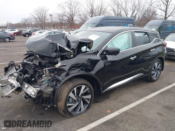 2023 Nissan Murano SL z VIN 5N1AZ2CS0PC138225, wystawiony jako IAAI lot #41675550 z przebiegiem 25 518 mil mil oraz . Historia ofert i sprzedaży dostępna na DreamBid. Obrazek 6.