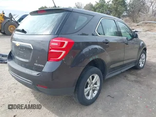 2016 Chevrolet Equinox LS with VIN 2GNFLEEK0G6198922, listed as a IAAI auction lot 41836280 with 157,173 mi miles and . Bid and sale history available at DreamBid. Image 4.