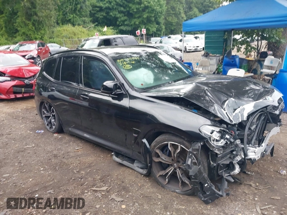 2021 BMW X3 M z VIN 5YMTS0C09M9E42418, wystawiony jako IAAI lot #39904954 z przebiegiem Nie podano mil oraz . Historia ofert i sprzedaży dostępna na DreamBid. Obrazek 12.