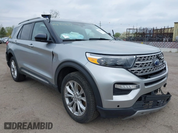2024 Ford Explorer Limited with VIN 1FMSK8FH1RGA28064, listed as a IAAI auction lot 42170663 with 133,346 mi miles. Bid and sale history available at carsss.com. Image 1.