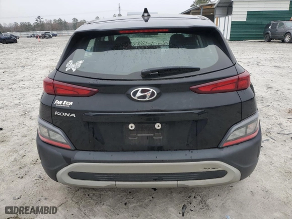 2022 Hyundai Kona SE with VIN KM8K22AB1NU808304, listed as a Copart auction lot 85256824 with 109,637 mi miles and Salvage Title. Bid and sale history available at carsss.com. Image 6.