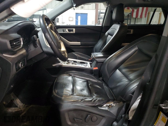 2023 Ford Explorer XLT with VIN 1FMSK8DH0PGB89490, listed as a Copart auction lot 52488425 with 174,498 mi miles and Salvage Title. Bid and sale history available at carsss.com. Image 7.