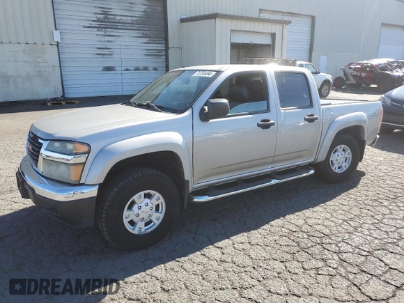 2006 GMC Canyon SLE2 with VIN 1GTDS136568130013, listed as a Copart auction lot 74765494 with 193,125 mi miles and Salvage Title. Bid and sale history available at carsss.com. Image 1.