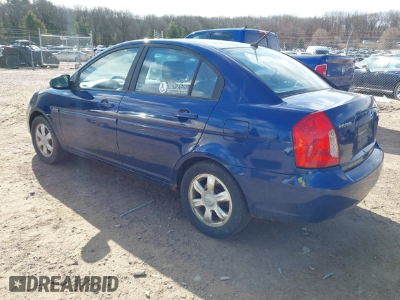 2006 Hyundai Accent GLS with VIN KMHCN46C86U055221, listed as a IAAI auction lot 42028714 with 1 mi miles. Bid and sale history available at carsss.com. Image 3.