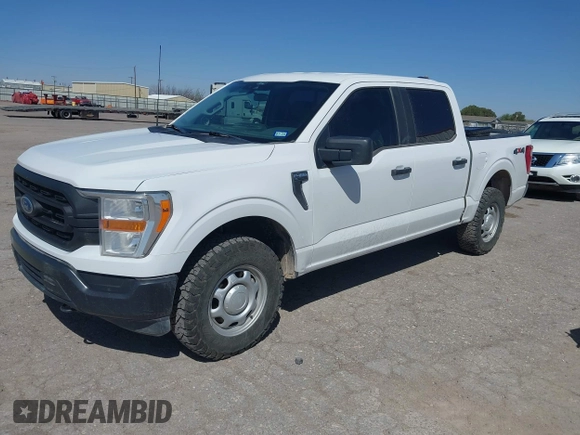 2022 Ford F-150 XL with VIN 1FTFW1E53NFA27670, listed as a IAAI auction lot 41976233 with 116,691 mi miles. Bid and sale history available at carsss.com. Image 17.