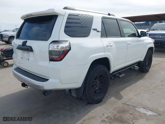 2018 Toyota 4Runner SR5 with VIN JTEBU5JR4J5523576, listed as a IAAI auction lot 41797985 with 74,929 mi miles. Bid and sale history available at carsss.com. Image 4.