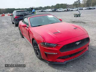 2018 Ford Mustang EcoBoost Premium with VIN 1FATP8UH3J5110137, listed as a IAAI auction lot 41868345 with 75,126 mi miles and . Bid and sale history available at DreamBid. Image 1.
