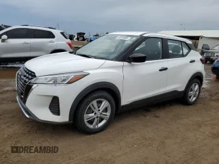 2023 Nissan Kicks S z VIN 3N1CP5BVXPL506014, wystawiony jako Copart lot #58564885 z przebiegiem 24 185 mil mil oraz Czysty tytuł • Clean title. Historia ofert i sprzedaży dostępna na DreamBid. Obrazek 1.
