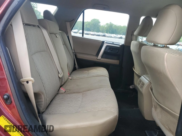 2012 Toyota 4Runner SR5 z VIN JTEZU5JR5C5038834, wystawiony jako Copart lot #54967155 z przebiegiem Nie podano mil oraz Szkoda całkowita • Salvage title. Historia ofert i sprzedaży dostępna na DreamBid. Obrazek 11.