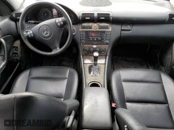 2007 Mercedes-Benz C 230 Sport with VIN WDBRF52H67F879967, listed as a Copart auction lot 52212585 with 201,975 mi miles and Salvage Title. Bid and sale history available at DreamBid. Image 8.