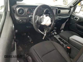 2022 Jeep Wrangler Sport S with VIN 1C4GJXAG2NW173555, listed as a Copart auction lot 87008354 with 28,932 mi miles and Salvage title. Bid and sale history available at DreamBid. Image 8.