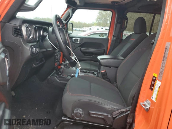 2020 Jeep Gladiator Rubicon z VIN 1C6JJTBG8LL156097, wystawiony jako Copart lot #53087525 z przebiegiem 70 252 mil mil oraz Szkoda całkowita • Salvage title. Historia ofert i sprzedaży dostępna na DreamBid. Obrazek 7.