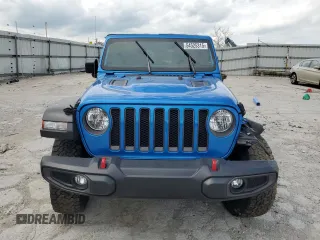 2021 Jeep Wrangler Unlimited Rubicon with VIN 1C4JJXFM7MW794325, listed as a Copart auction lot 54525315 with 43,826 mi miles and Salvage title. Bid and sale history available at DreamBid. Image 5.