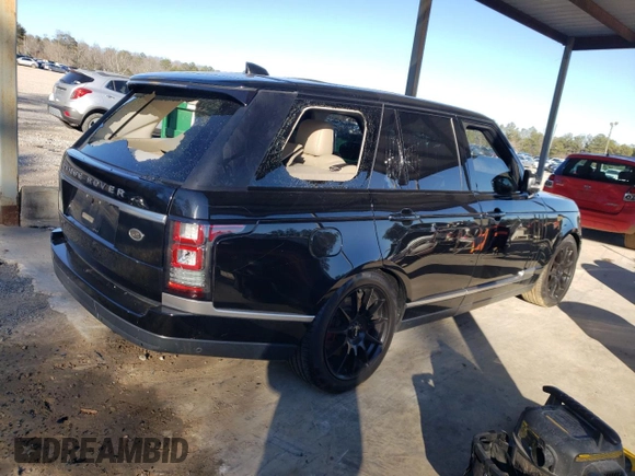 2017 Land Rover Range Rover z VIN SALGR2FK3HA352061, wystawiony jako Copart lot #89374395 z przebiegiem 58 085 mil mil oraz Szkoda całkowita • Salvage title. Historia ofert i sprzedaży dostępna na DreamBid. Obrazek 3.