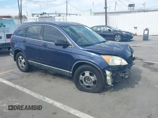 2007 Honda CR-V LX with VIN JHLRE38317C027258, listed as a IAAI auction lot 41766747 with 163,930 mi miles. Bid and sale history available at carsss.com. Image 1.