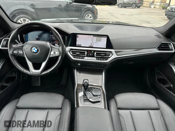 2020 BMW 3 Series 330i xDrive with VIN 3MW5R7J06L8B21397, listed as a Copart auction lot 63053055 with 108,175 mi miles and Clean title. Bid and sale history available at DreamBid. Image 6.