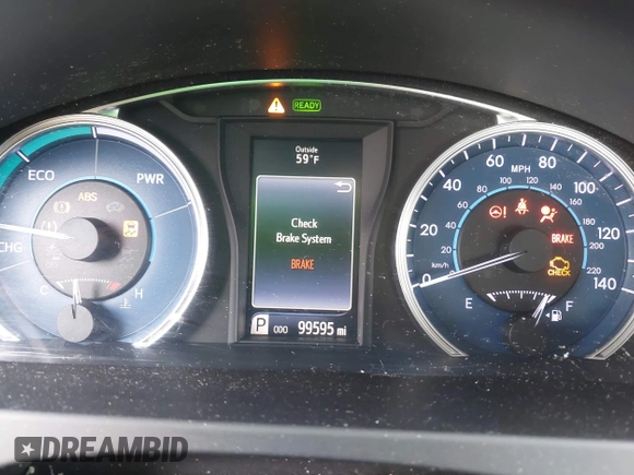 2017 Toyota Camry Hybrid LE with VIN 4T1BD1FK9HU216117, listed as a IAAI auction lot 41710989 with 99,595 mi miles. Bid and sale history available at carsss.com. Image 15.