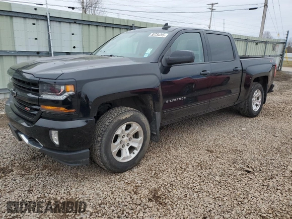 2018 Chevrolet Silverado 1500 LT with VIN 3GCUKREC6JG318026, listed as a Copart auction lot 50734205 with 73,364 mi miles and Salvage Title. Bid and sale history available at carsss.com. Image 1.