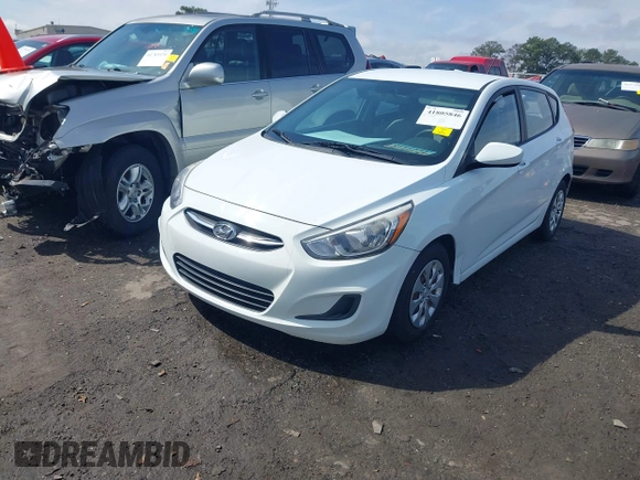 2016 Hyundai Accent SE with VIN KMHCT5AE0GU238781, listed as a IAAI auction lot 41805846 with 121,022 mi miles. Bid and sale history available at carsss.com. Image 17.