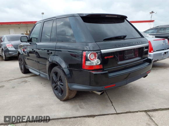 2013 Land Rover Range Rover Sport SC with VIN SALSH2E49DA767430, listed as a IAAI auction lot 42122006 with 112,868 mi miles. Bid and sale history available at carsss.com. Image 3.
