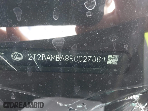 2024 Lexus RX 350 с VIN 2T2BAMBA8RC027061, выставлен на аукционе IAAI как лот 42535235 с пробегом 21 346 миль миль и . История ставок и продаж доступна на DreamBid. Изображение 9.