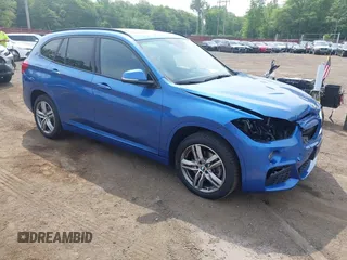 2018 BMW X1 xDrive28i with VIN WBXHT3C34J5L34573, listed as a IAAI auction lot 42434393 with 54,965 mi miles and . Bid and sale history available at DreamBid. Image 1.