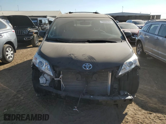 2016 Toyota Sienna LE with VIN 5TDJK3DC3GS129636, listed as a Copart auction lot 75938494 with 137,348 mi miles and Salvage Title. Bid and sale history available at carsss.com. Image 5.