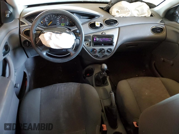 2004 Ford Focus ZX3 with VIN 3FAFP31Z44R127138, listed as a Copart auction lot 48397275 with 129,873 mi miles and Salvage title. Bid and sale history available at DreamBid. Image 8.