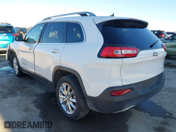 2016 Jeep Cherokee Limited with VIN 1C4PJLDB7GW328998, listed as a IAAI auction lot 40746462 with 78,960 mi miles. Bid and sale history available at carsss.com. Image 3.