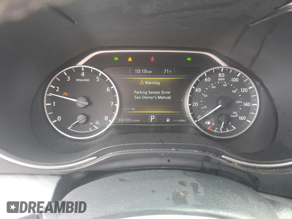 2017 Nissan Maxima SV z VIN 1N4AA6AP8HC457395, wystawiony jako Copart lot #58840075 z przebiegiem 161 551 mil mil oraz Szkoda całkowita • Salvage title. Historia ofert i sprzedaży dostępna na DreamBid. Obrazek 9.